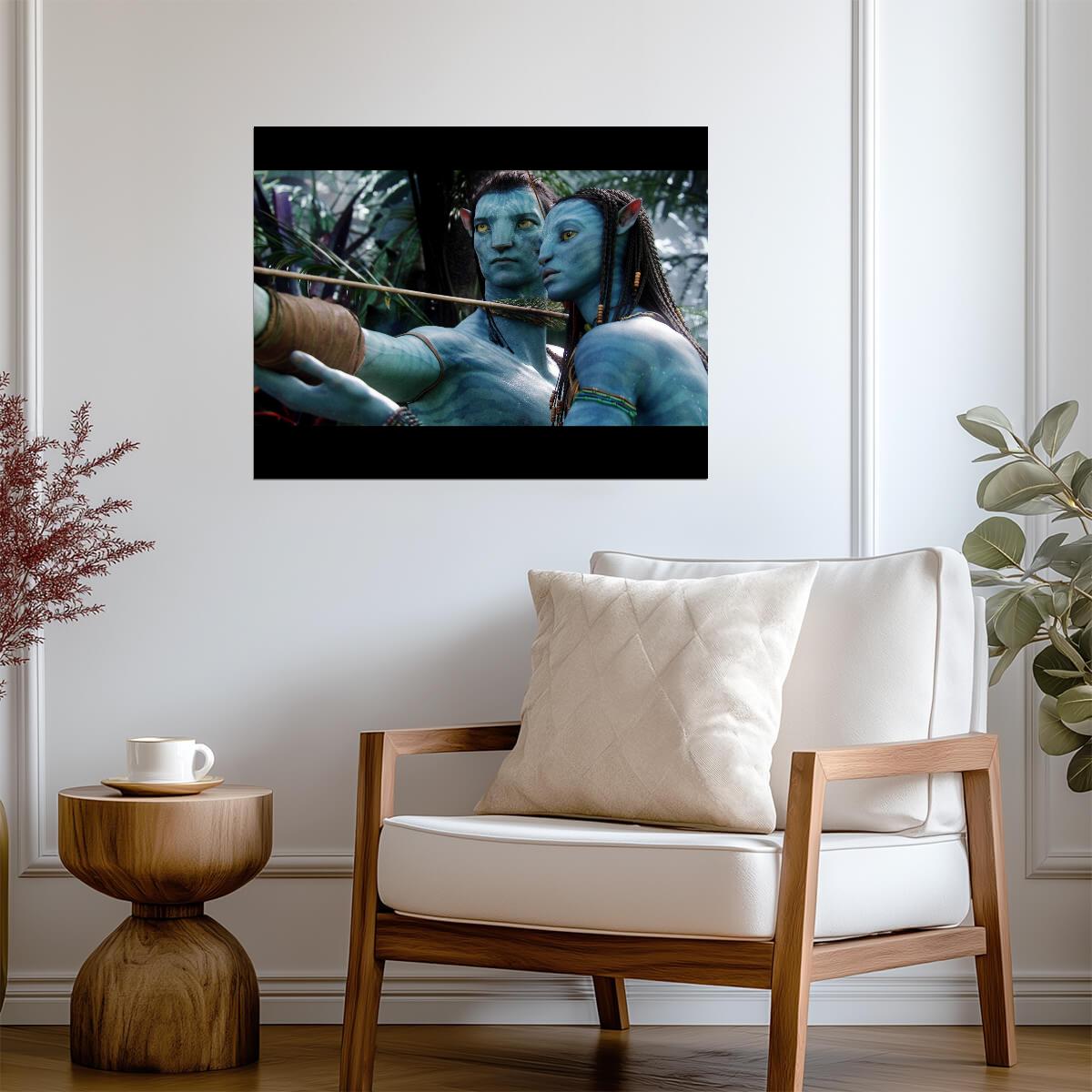 Avatar 2009 Movie Poster | Na'vi Archers in the Forest - Movies & TV Poster