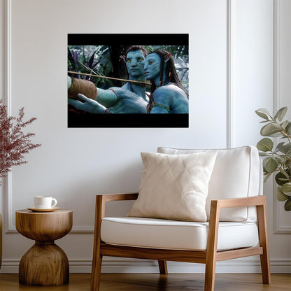 Avatar 2009 Movie Poster | Na'vi Archers in the Forest - Movies & TV Poster