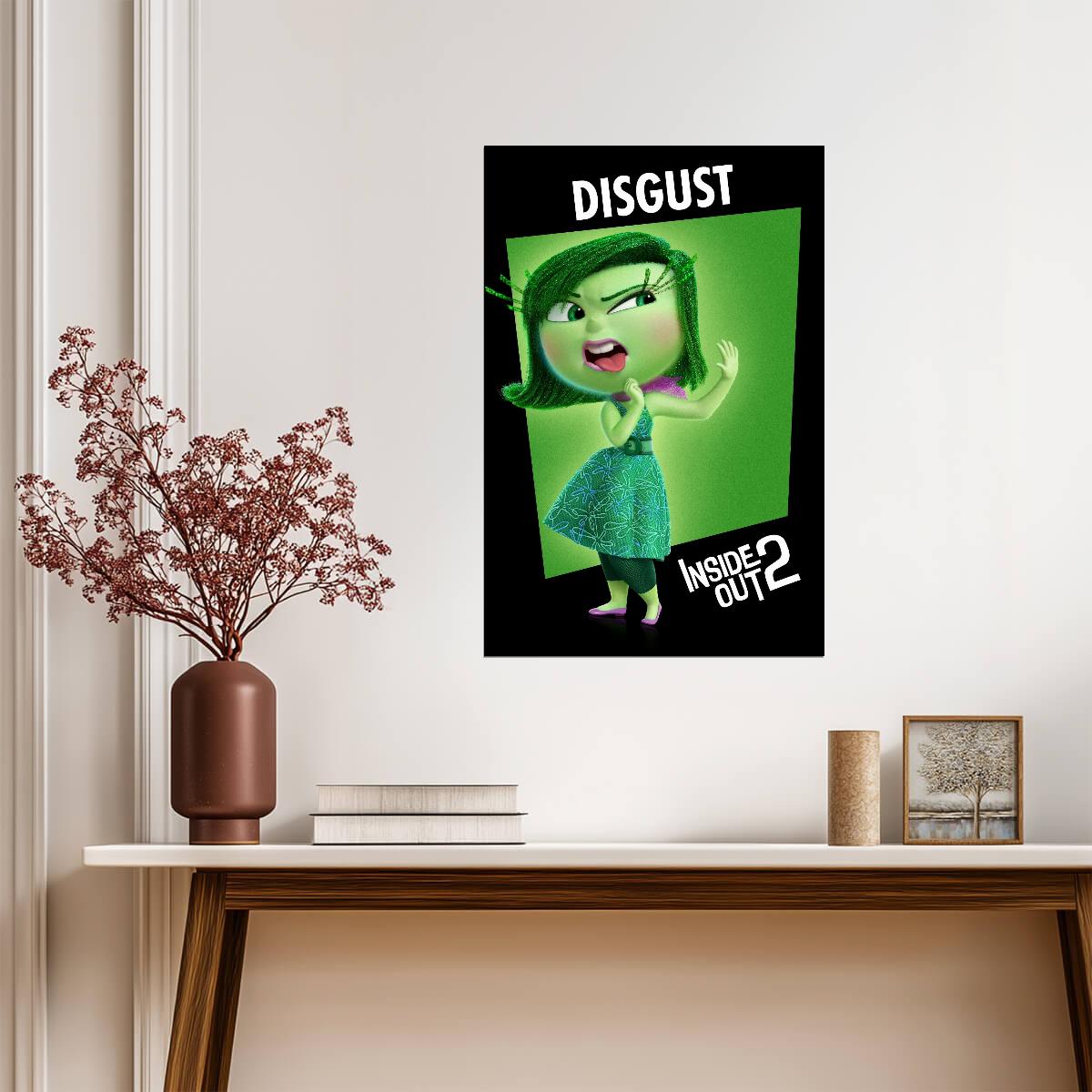 Inside Out 2 Movie Poster | Disgust - Movies & TV Poster