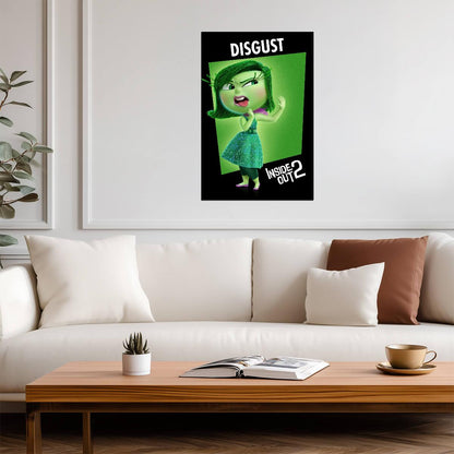 Inside Out 2 Movie Poster | Disgust - Movies & TV Poster