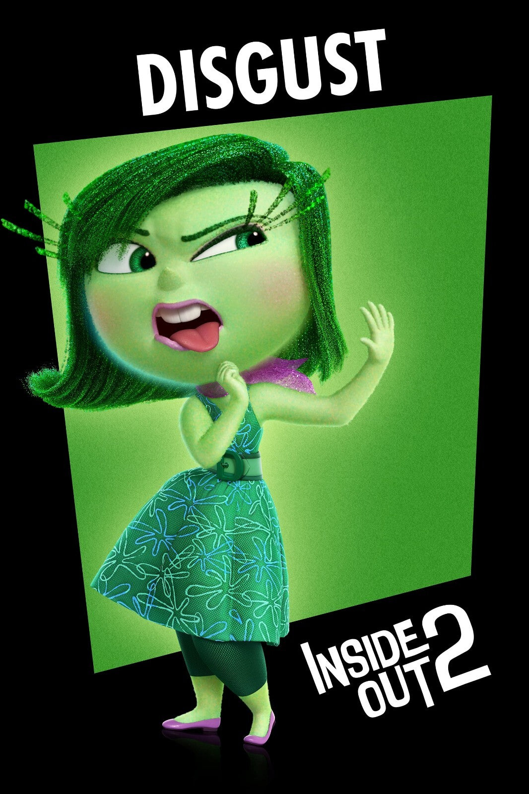 Inside Out 2 Movie Poster | Disgust - Movies & TV Poster
