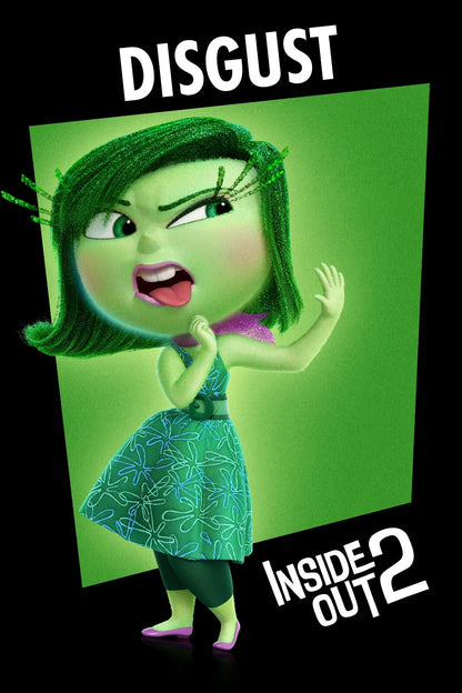 Inside Out 2 Movie Poster | Disgust - Movies & TV Poster