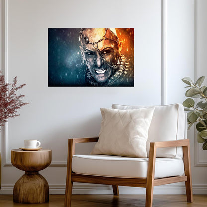 300: Rise of an Empire Poster | Xerxes Fire and Water Portrait - Movies & TV Poster