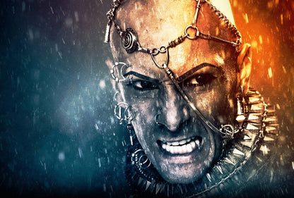 300: Rise of an Empire Poster | Xerxes Fire and Water Portrait - Movies & TV Poster
