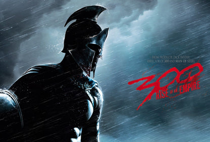 300: Rise of an Empire Poster | Spartan Helmet and Sea Movie Print - Movies & TV Poster
