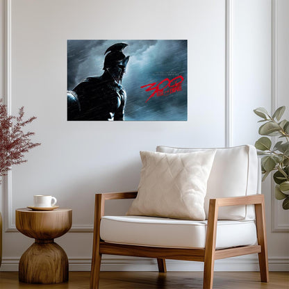 300: Rise of an Empire Poster | Spartan Helmet and Sea Movie Print - Movies & TV Poster