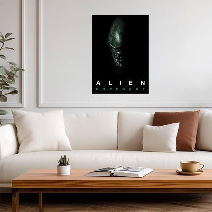 Alien Covenant Horror Movie Poster | Xenomorph in Shadow - Movies & TV Poster