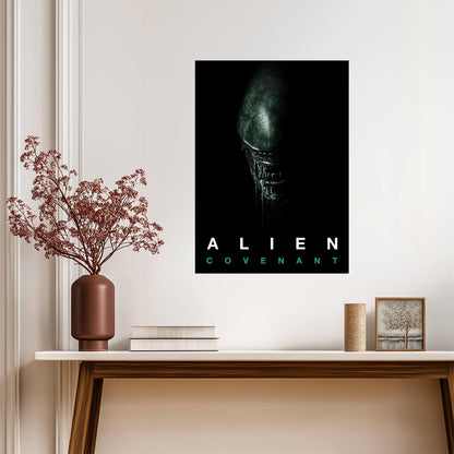 Alien Covenant Horror Movie Poster | Xenomorph in Shadow - Movies & TV Poster