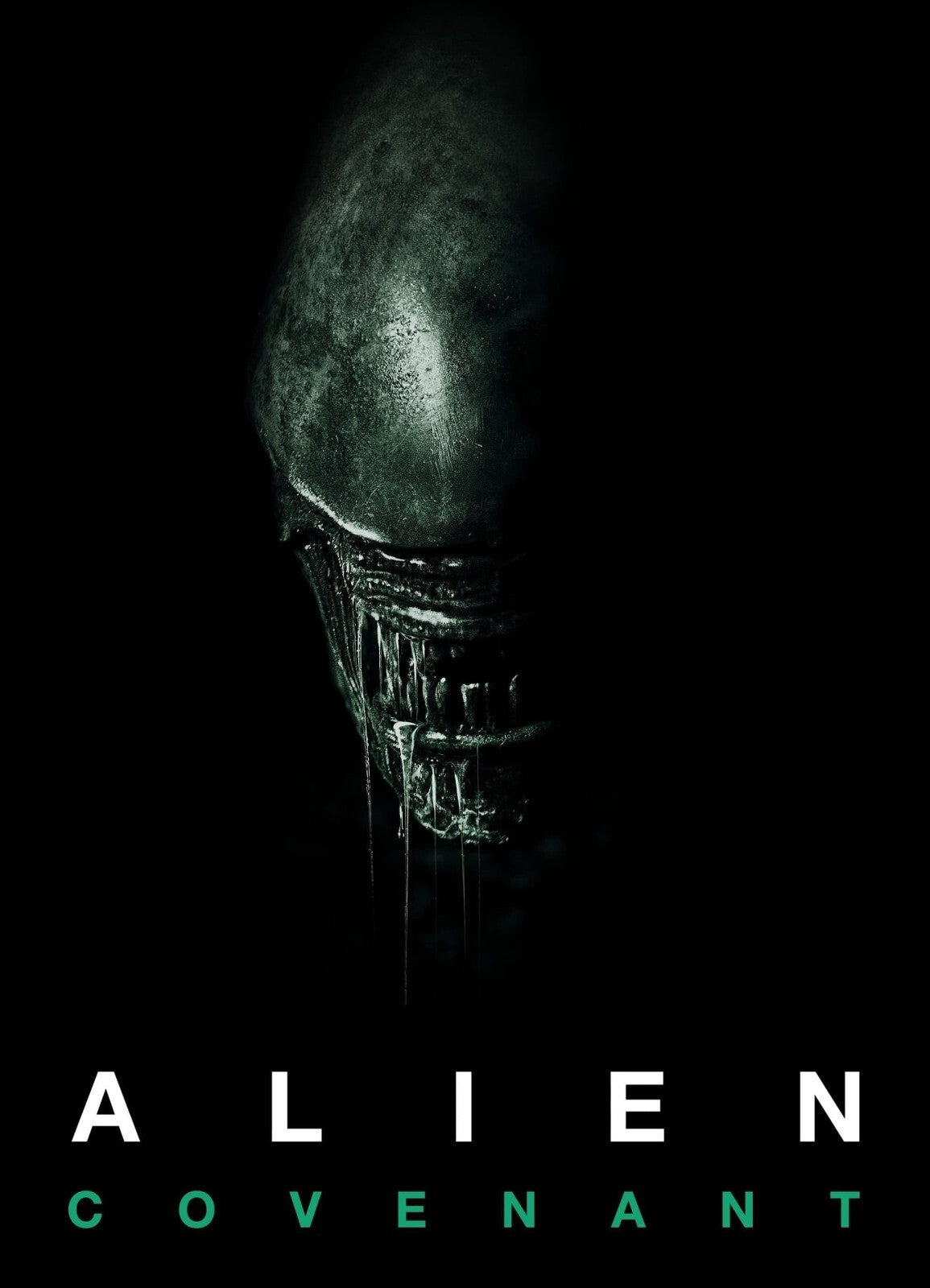 Alien Covenant Horror Movie Poster | Xenomorph in Shadow - Movies & TV Poster