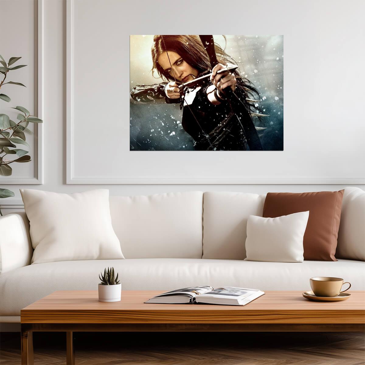 300: Rise of an Empire Poster | Eva Green as Artemisia | Bow and Arrow Scene - Movies & TV Poster