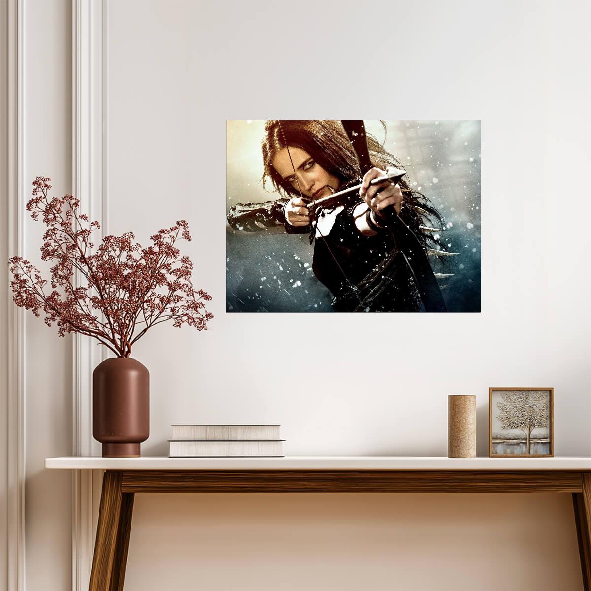 300: Rise of an Empire Poster | Eva Green as Artemisia | Bow and Arrow Scene - Movies & TV Poster