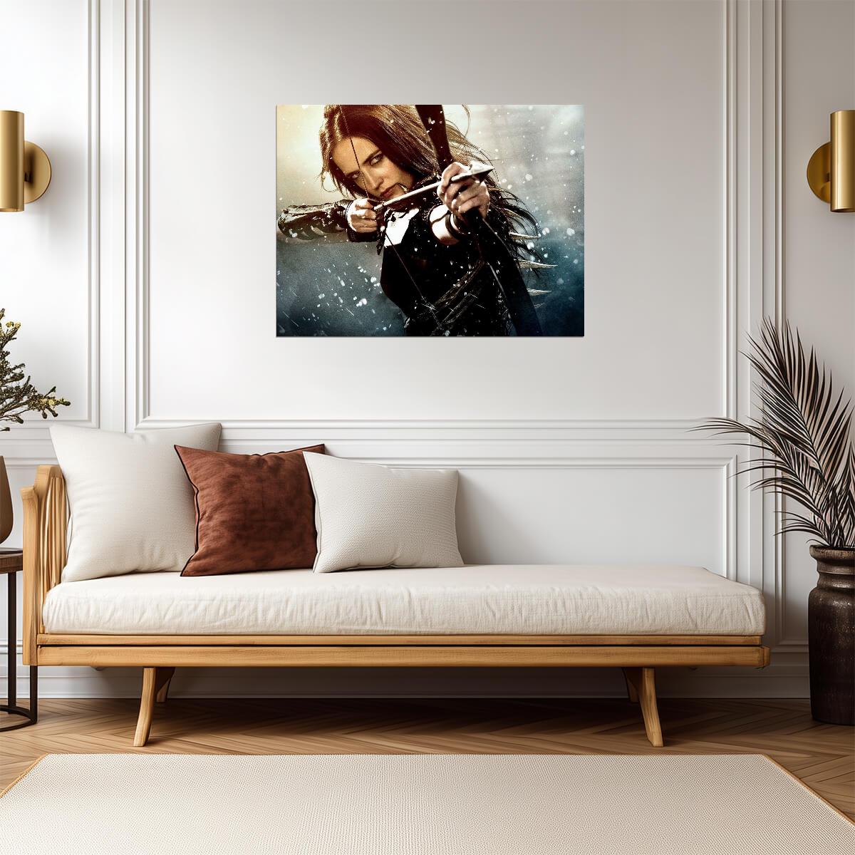 300: Rise of an Empire Poster | Eva Green as Artemisia | Bow and Arrow Scene - Movies & TV Poster
