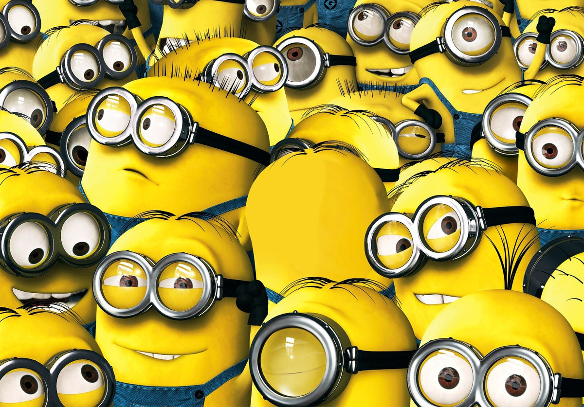 Despicable Me Movie Poster | Minion Crowd Close-Up - Movies & TV Poster