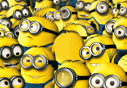 Despicable Me Movie Poster | Minion Crowd Close-Up - Movies & TV Poster