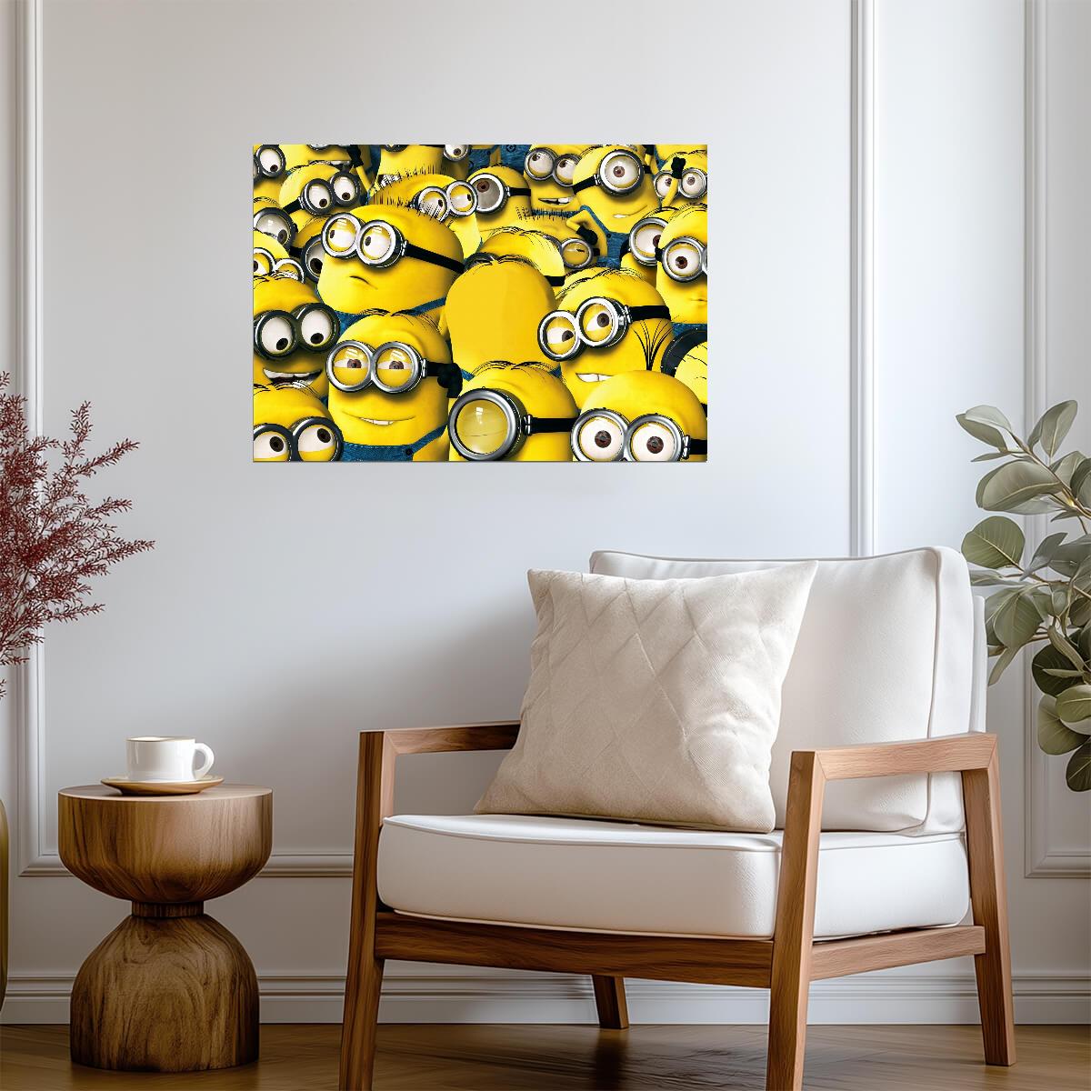 Despicable Me Movie Poster | Minion Crowd Close-Up - Movies & TV Poster