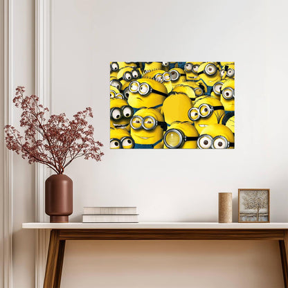 Despicable Me Movie Poster | Minion Crowd Close-Up - Movies & TV Poster