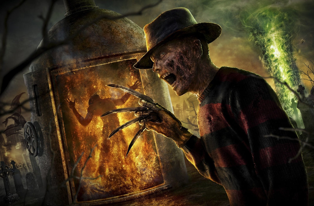 Freddy Krueger Poster | Boiler Room Nightmare on Elm Street Print - Movies & TV Poster