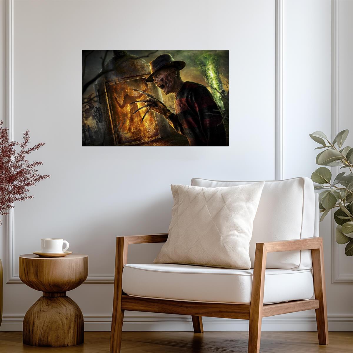 Freddy Krueger Poster | Boiler Room Nightmare on Elm Street Print - Movies & TV Poster
