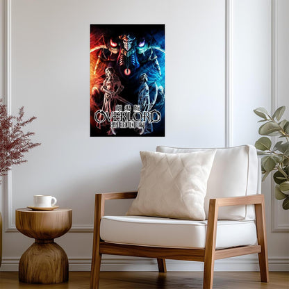 Overlord The Sacred Kingdom Movie Poster | Ainz and the Kingdom Divided - Anime Poster