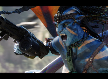 Avatar 2009 Movie Poster | Na'vi Warrior with Rifle - Movies & TV Poster