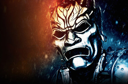 300 Immortal Poster | Gold Mask Warrior Portrait Print - Movies & TV Poster
