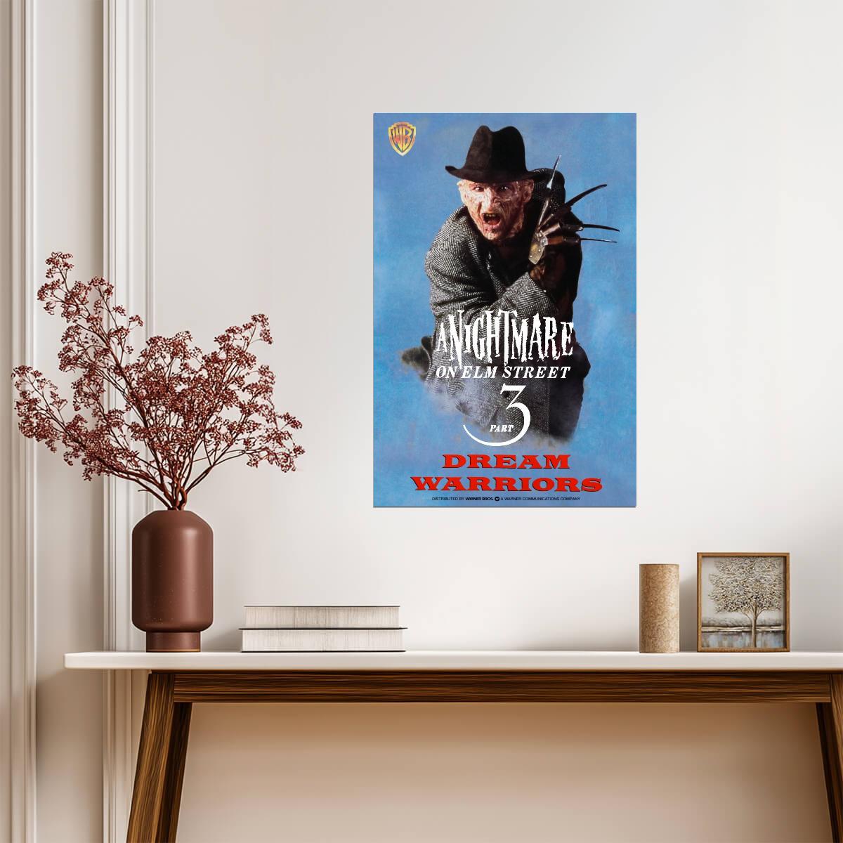 A Nightmare on Elm Street 3: Dream Warriors Poster | Freddy Portrait - Movies & TV Poster