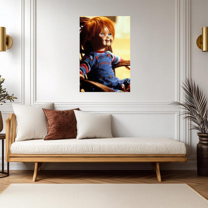 Child's Play 1988 Movie Poster | Good Guys Doll Photo Portrait - Movies & TV Poster