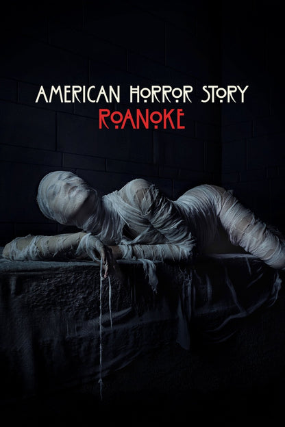 American Horror Story Roanoke Poster | Wrapped Figure | Horror Series Print - Movies & TV Poster