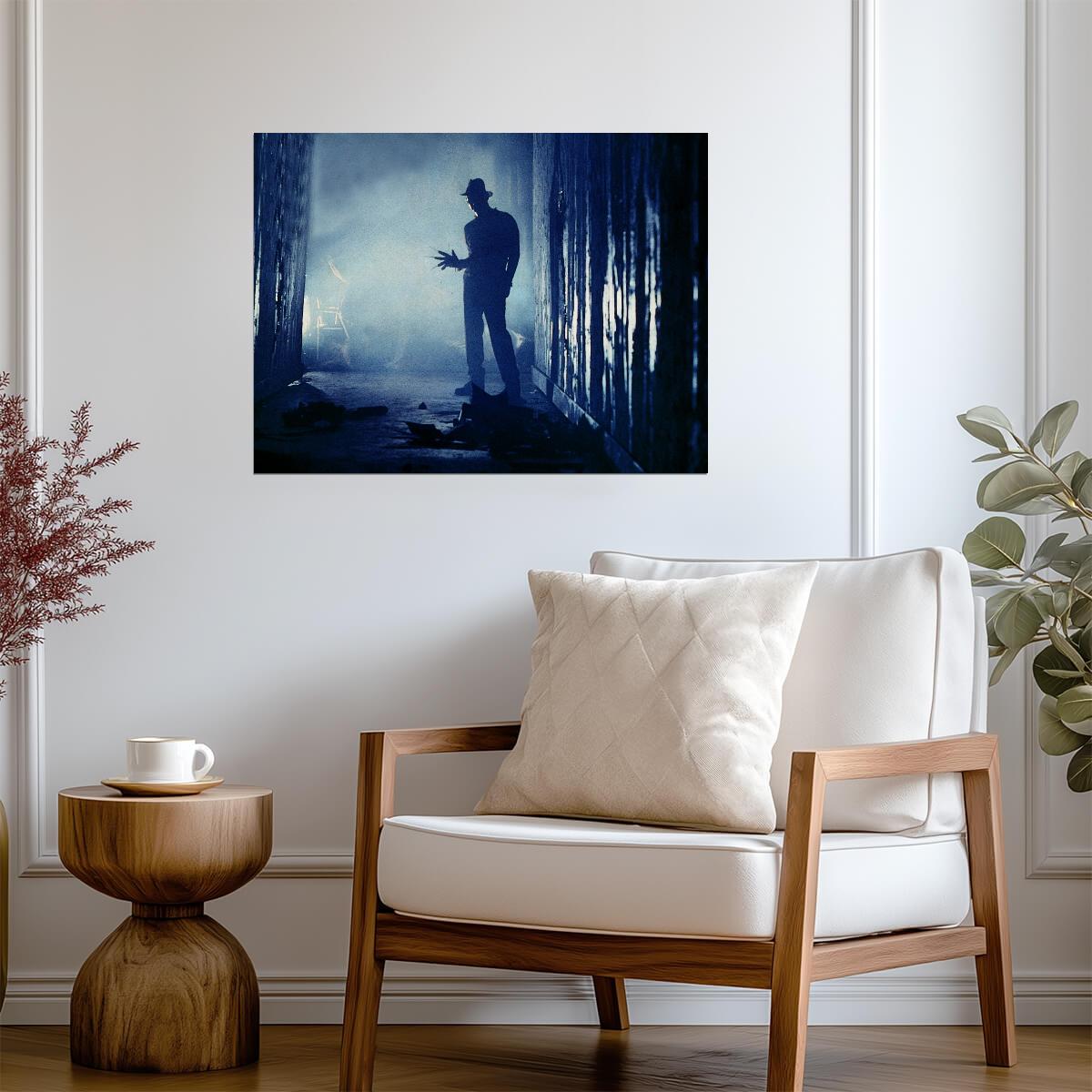 Freddy Krueger Poster | Blue Alley Nightmare on Elm Street Print - Movies & TV Poster