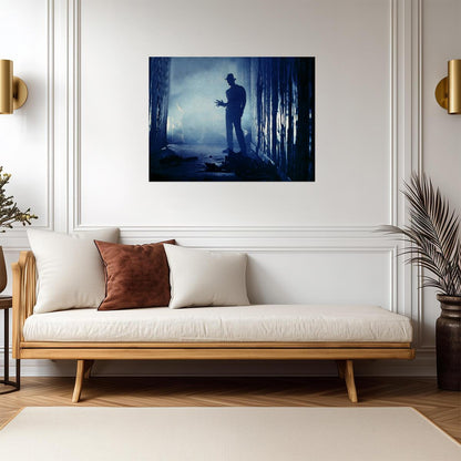 Freddy Krueger Poster | Blue Alley Nightmare on Elm Street Print - Movies & TV Poster