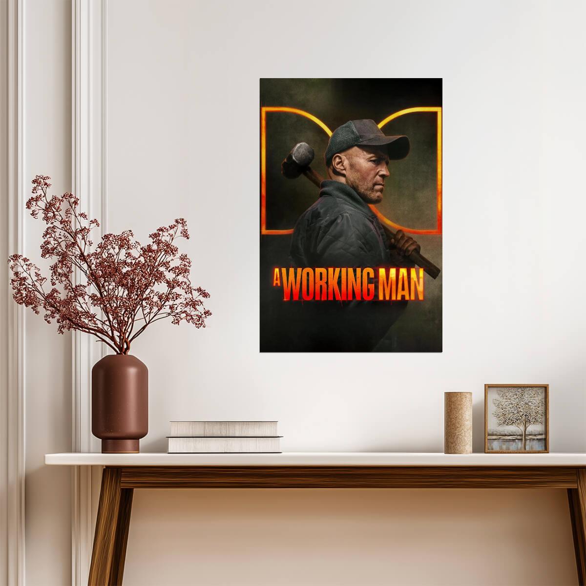 A Working Man 2025 Movie Poster | Jason Statham Profile - Movies & TV Poster