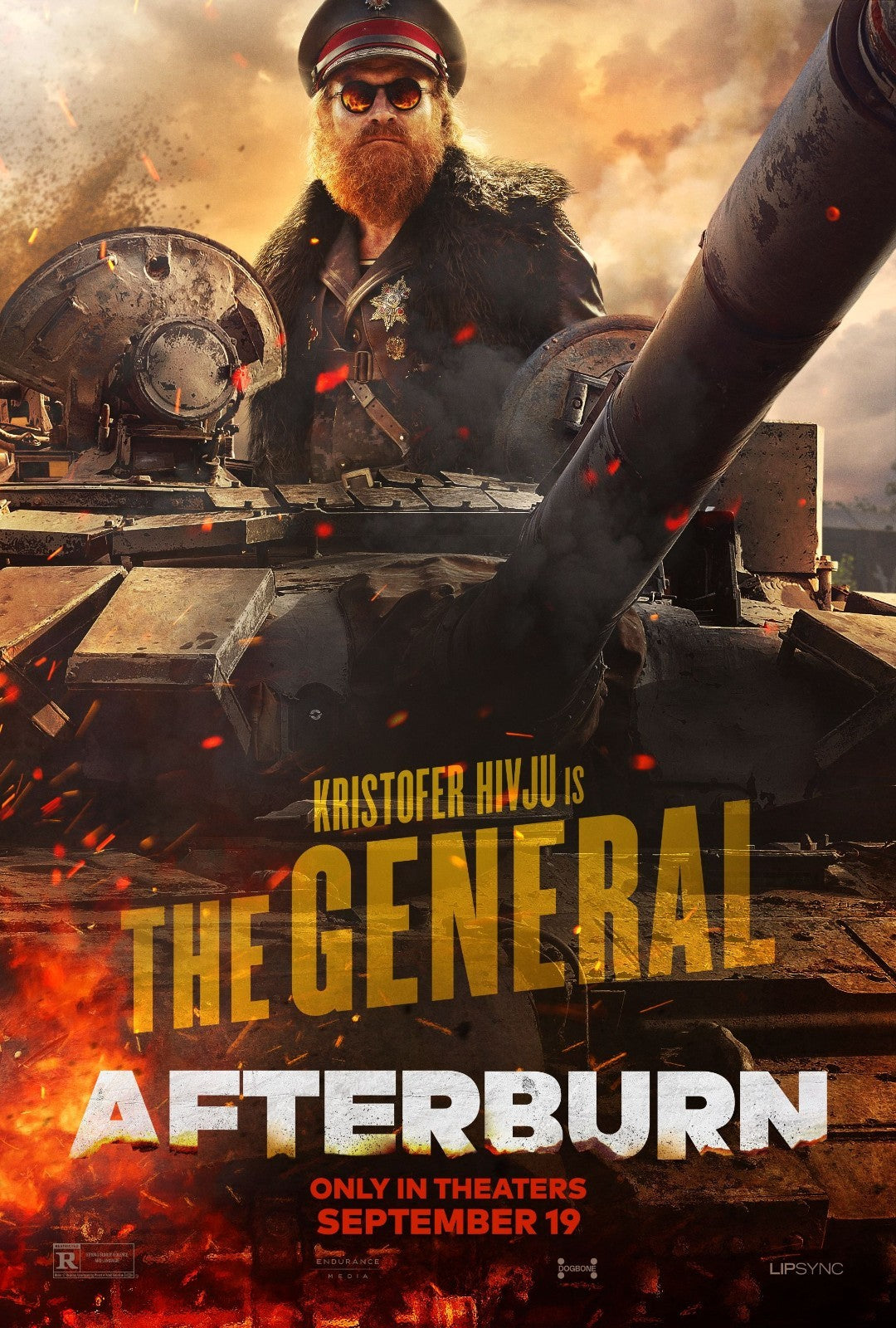 Afterburn 2025 Movie Poster | Kristofer Hivju as the General - Movies & TV Poster