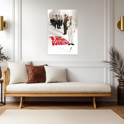 12 Angry Men Courthouse Poster | Jury Cast Print - Movies & TV Poster
