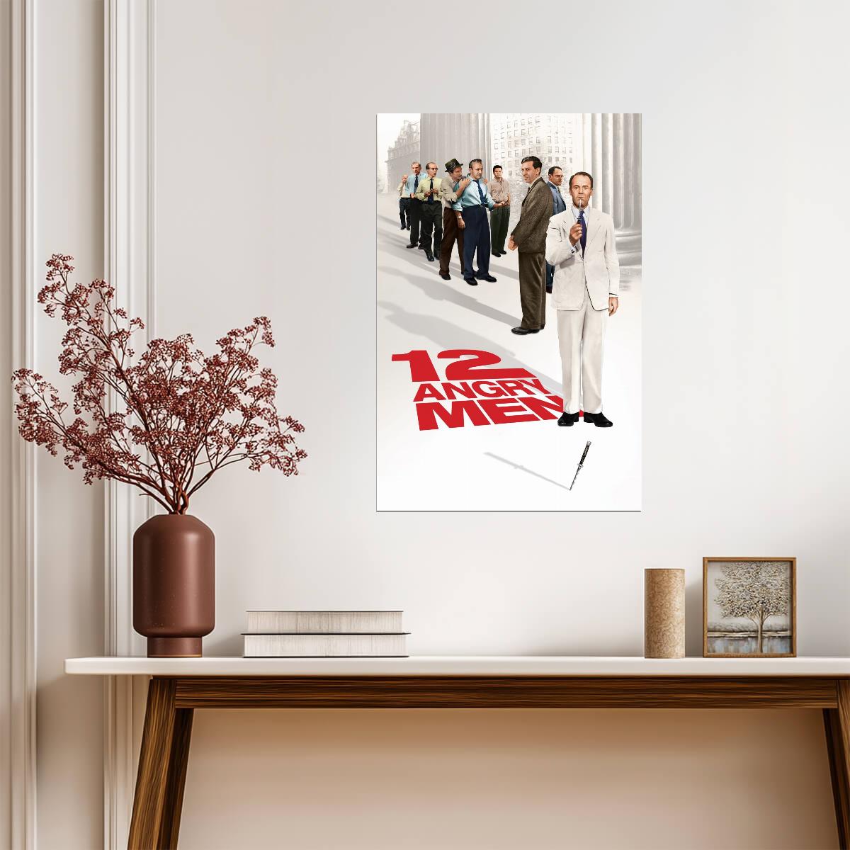 12 Angry Men Courthouse Poster | Jury Cast Print - Movies & TV Poster