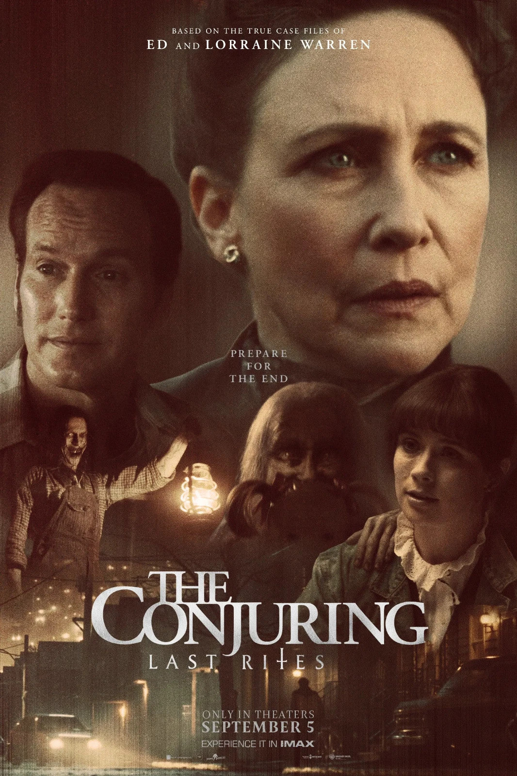 The Conjuring Last Rites Movie Poster | Ed and Lorraine Warren Cast Collage - Movies & TV Poster