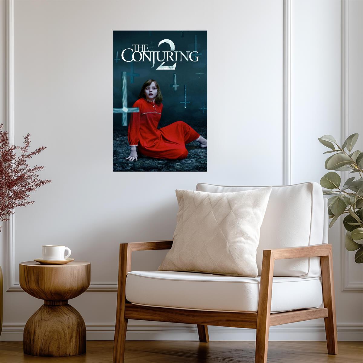 The Conjuring 2 Movie Poster | Janet Among Crosses - Movies & TV Poster