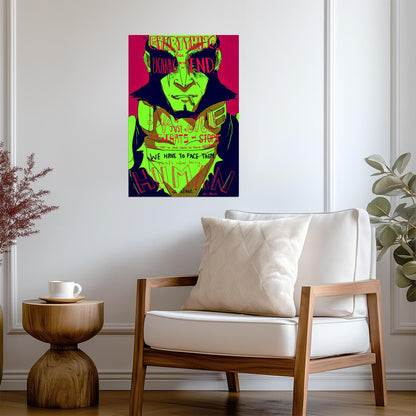 Cowboy Bebop Poster | Jet Black | Everything Has a Beginning - Anime Poster