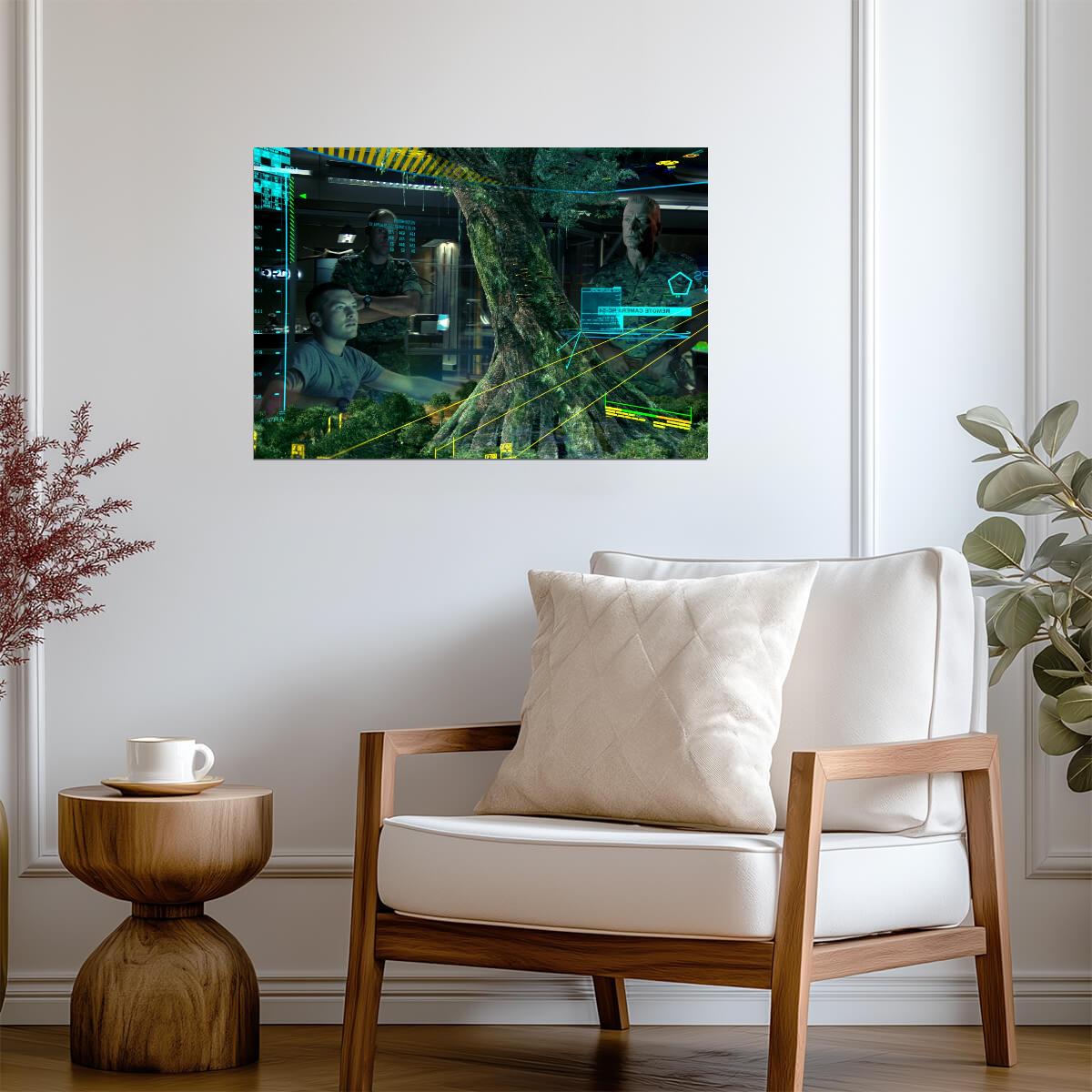 Avatar 2009 Movie Poster | Humans Studying the Hometree - Movies & TV Poster