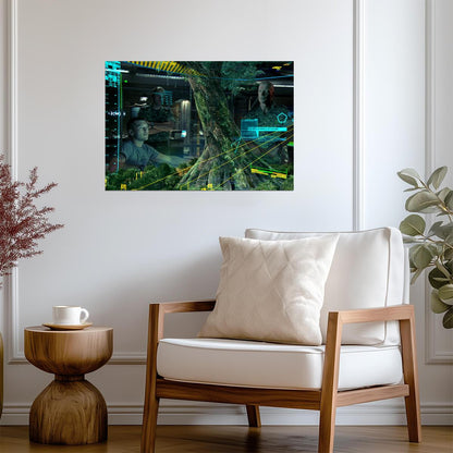Avatar 2009 Movie Poster | Humans Studying the Hometree - Movies & TV Poster