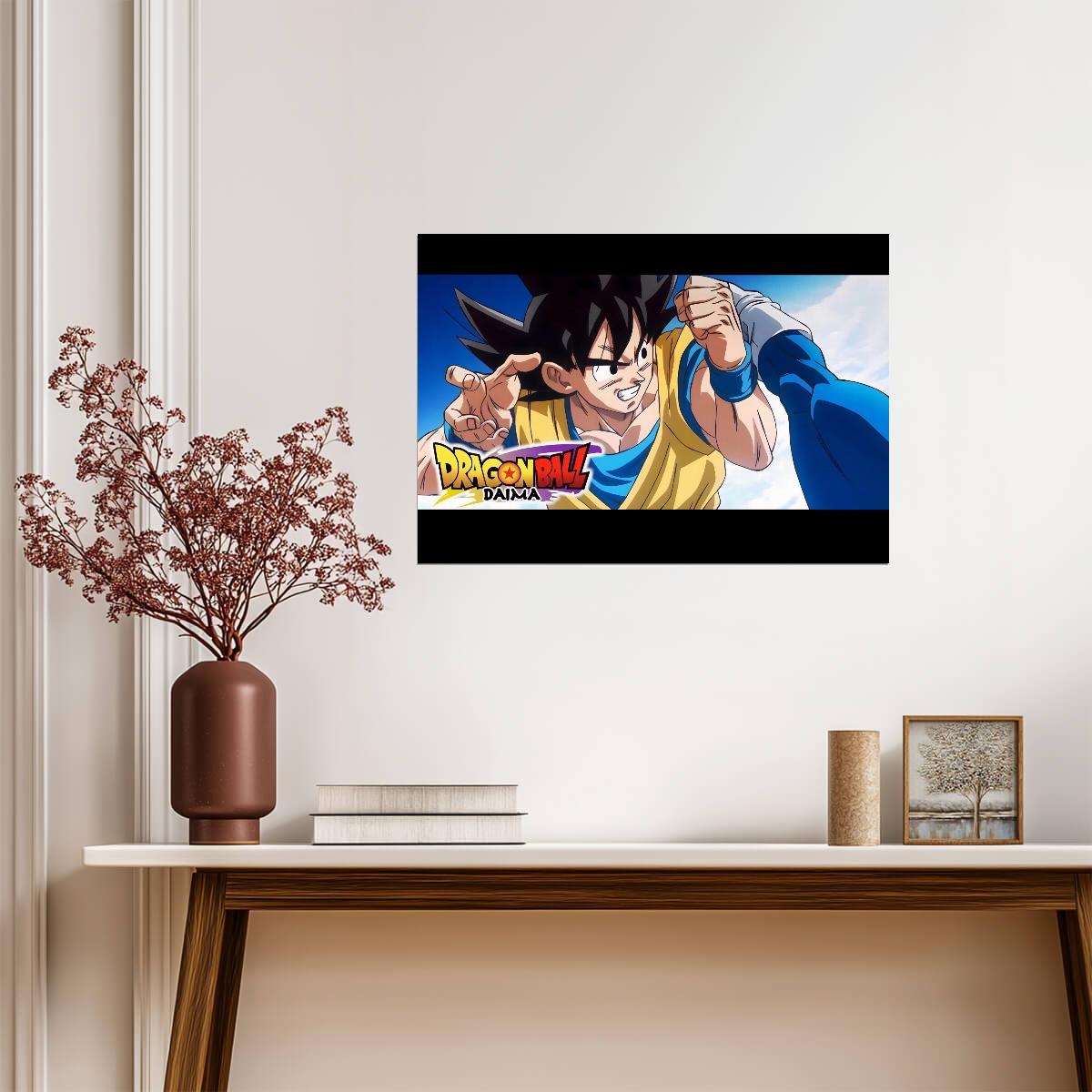 Dragon Ball Daima Poster | Goku and Goku Mini Collage - Anime Poster