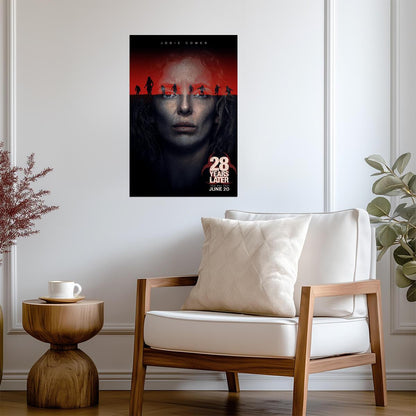 28 Years Later Poster | Jodie Comer as Isla | Horror Movie Portrait - Movies & TV Poster