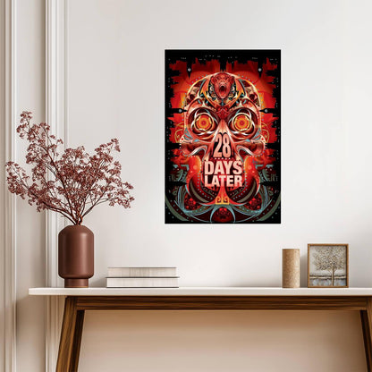 28 Days Later Poster | Screaming Monkey Horror Art Print - Movies & TV Poster
