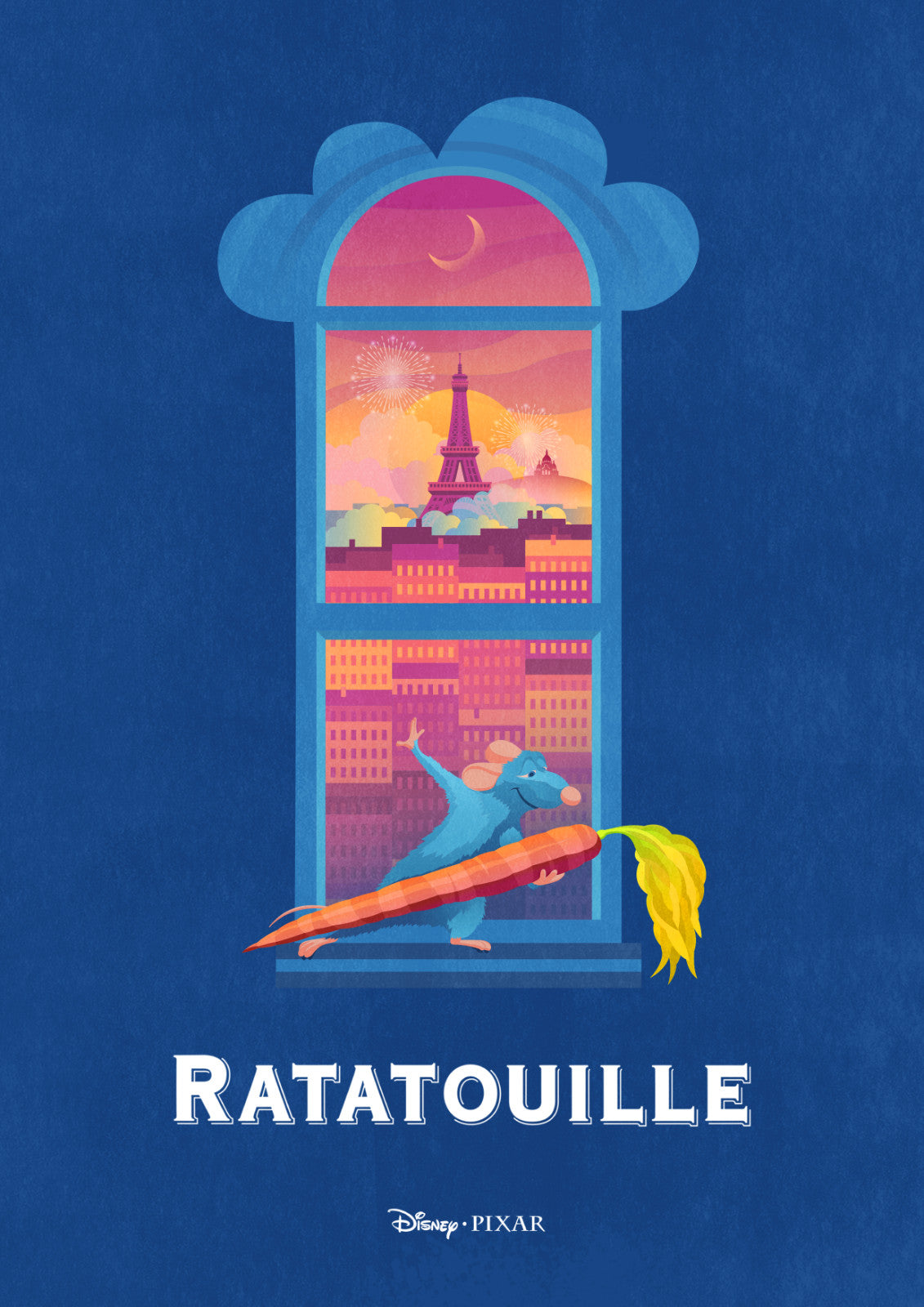 Ratatouille Movie Poster | Remy at the Paris Window - Movies & TV Poster