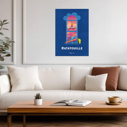 Ratatouille Movie Poster | Remy at the Paris Window - Movies & TV Poster