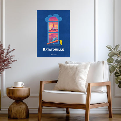 Ratatouille Movie Poster | Remy at the Paris Window - Movies & TV Poster