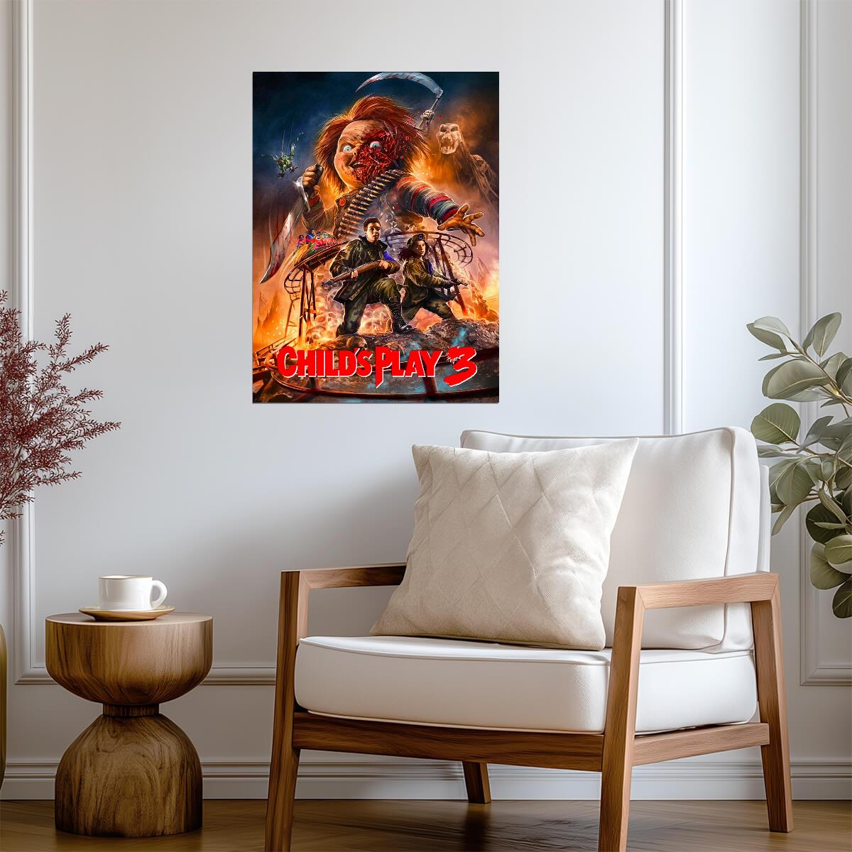 Child's Play 3 Movie Poster | Chucky and the Military Academy - Movies & TV Poster
