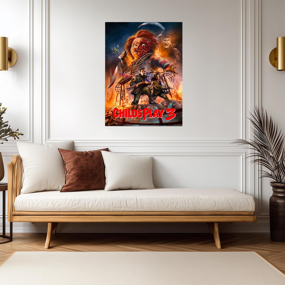 Child's Play 3 Movie Poster | Chucky and the Military Academy - Movies & TV Poster