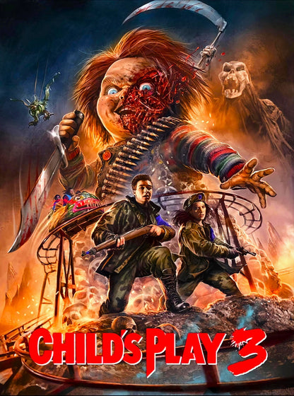 Child's Play 3 Movie Poster | Chucky and the Military Academy - Movies & TV Poster