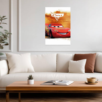Cars 2006 Movie Poster | Desert Illustration - Movies & TV Poster