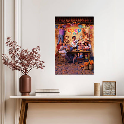 Coco 2017 Movie Poster | Rivera Family Courtyard - Movies & TV Poster